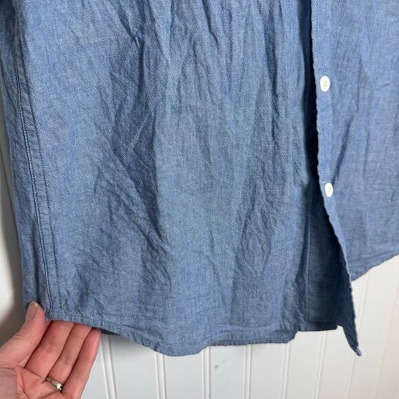 Levi's Short Sleeve Classic One Pocket Standard Fit Denim Shirt Men’s Size Small - Picture 4 of 9